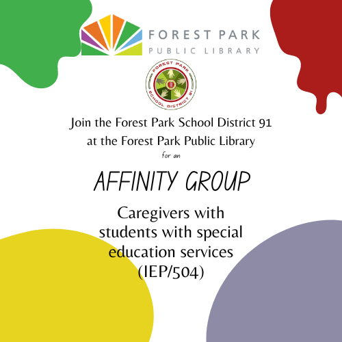 Affinity Group for Caregivers with Students recieving Special Education Services (IEP/504)