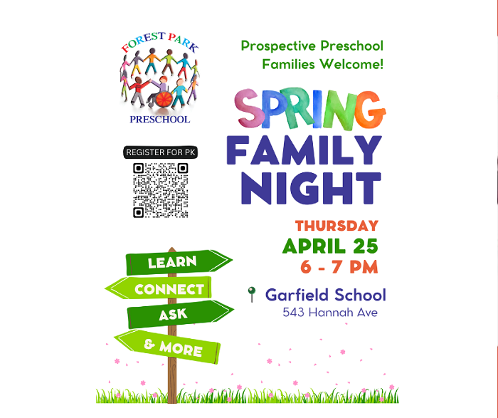 Forest Park Preschool Family Night