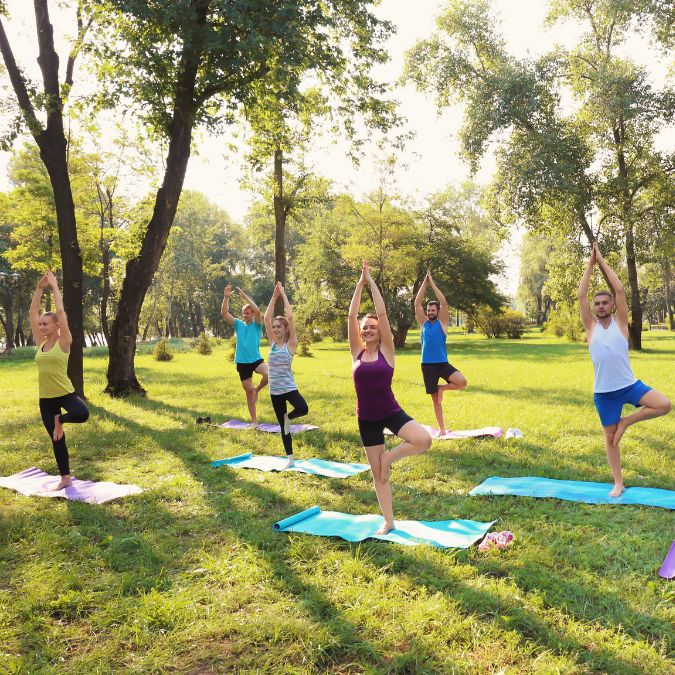 Outdoor Yoga at the Grove