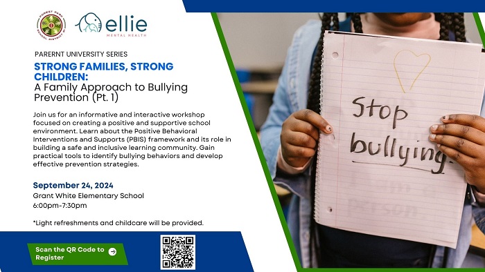D91's Parent University: 	Strong Families, Strong Children: A Family Approach to Bullying Prevention (Pt.1)