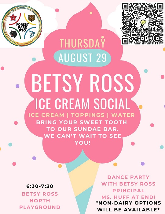 Forest Park PTO\'s Betsy Ross Ice Cream Social