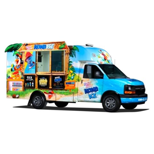 Kona Ice Truck Visit