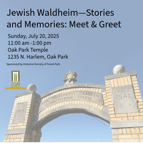 Jewish Waldheim—Stories and Memories: Meet & Greet