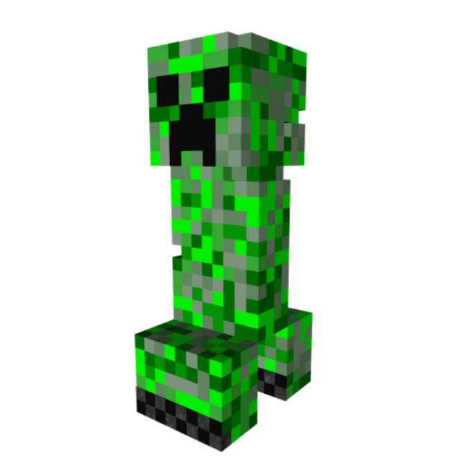 After hours Minecraft Creeper Flashlight Tag