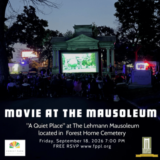 Outdoor Movie at the Cemetery